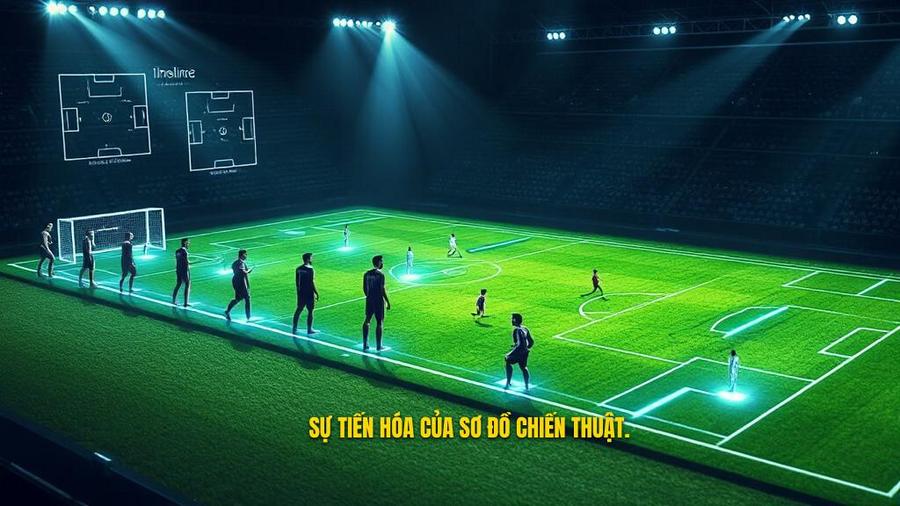 Chiến thuật Carlo Ancelotti: Đỉnh cao của sự linh hoạt và Nghệ thuật đắc nhân tâm 2 2. Sự tiến hóa của sơ đồ chiến thuật.